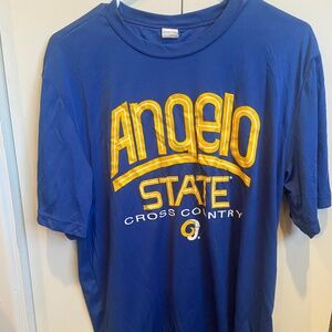 Angelo State University Rams Cross County SportTek T shirt Medium